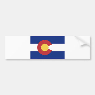 Flagge des Staat von Colorado Autoaufkleber