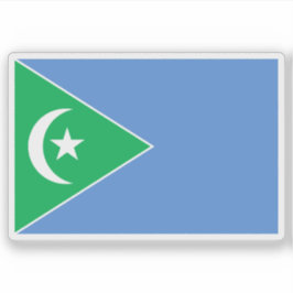 Flagge des Staat von Galmudug, Somalia (2009-2010) Aufkleber