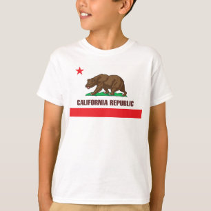 Flagge des Staat von Kalifornien T-Shirt