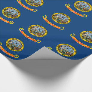 Flagge des Staates Idaho Geschenkpapier