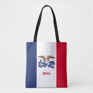 Flagge des Staates Iowa Tasche