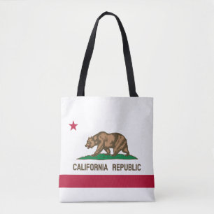 Flagge des Staates Kalifornien Republik Tasche