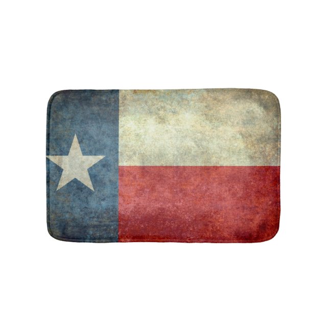Flagge des Staates Texas Badematte (Vorderseite)