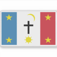 Flagge des Stamms Pascua Yaqui in Arizona