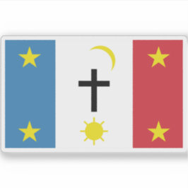 Flagge des Stamms Pascua Yaqui in Arizona Aufkleber