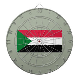Flagge des Sudan Dartscheibe