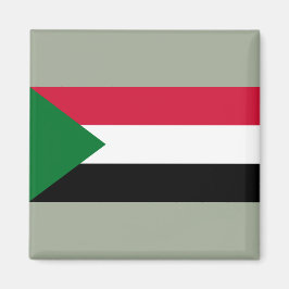 Flagge des Sudan Magnet