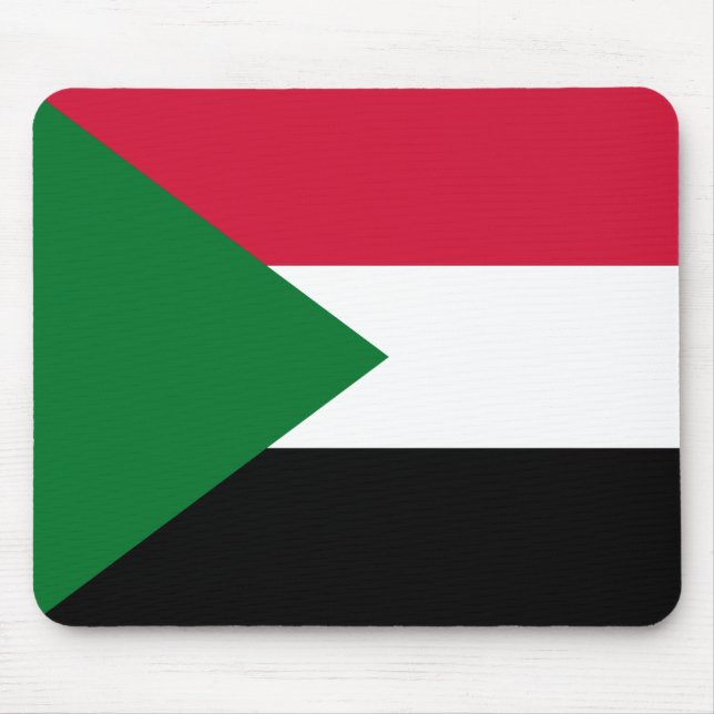 Flagge des Sudan Mousepad (Vorne)