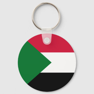 Flagge des Sudan Schlüsselanhänger