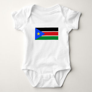 Flagge des Südsudan Baby Strampler
