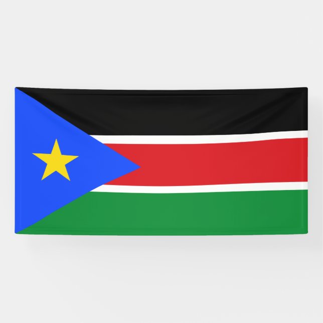 Flagge des Südsudan Banner (Horizontal)