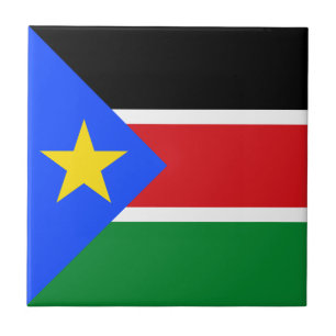 Flagge des Südsudan Fliese