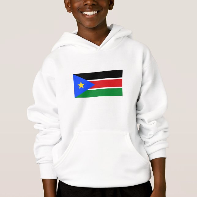 Flagge des Südsudan Hoodie (Vorderseite)