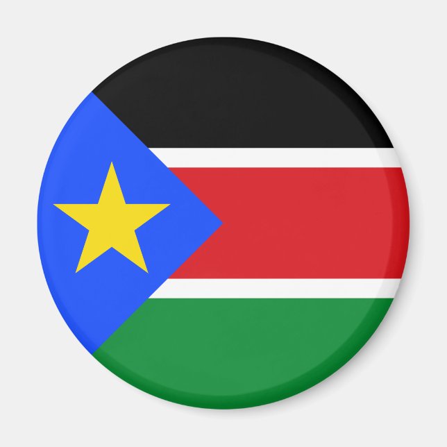 Flagge des Südsudan Magnet (Vorne)