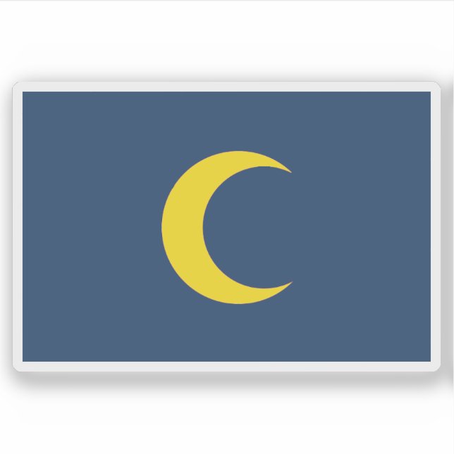 Flagge des Sultanats Mogadischu, Somalia Aufkleber (Vorderseite)