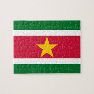 Flagge des Suriname-Foto-Puzzles
