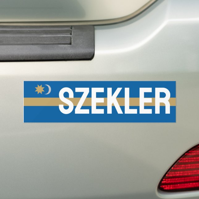 Flagge des Székely Land Classic Round Sticker Autoaufkleber (Auf Auto)