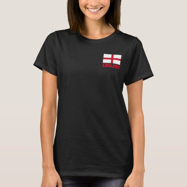 Flagge des T - Shirt von England (Vorderseite)