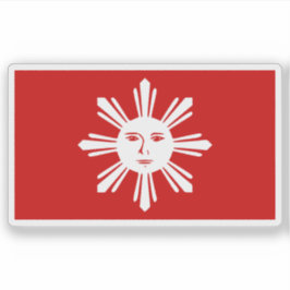 Flagge des Tagalog-Volkes Aufkleber