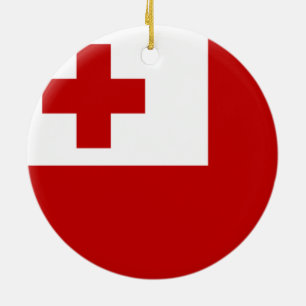 Flagge des Tonga-Ornaments Keramikornament