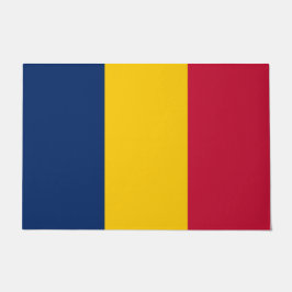 Flagge des Tschad (afrikanisches Land) Fußmatte