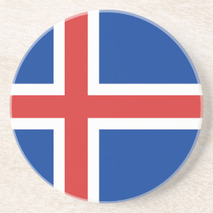 Flagge des Untersetzer von Island