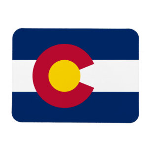Flagge des US-Bundesstaates Colorado Magnet