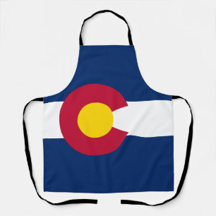 Flagge des US-Bundesstaates Colorado Schürze