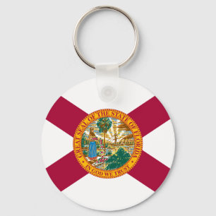 Flagge des US-Bundesstaates Florida Schlüsselanhänger
