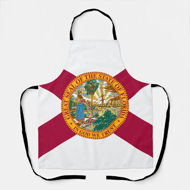 Flagge des US-Bundesstaates Florida Schürze (Vorderseite)