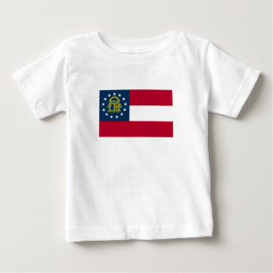 Flagge des US-Bundesstaates Georgia Baby T-shirt