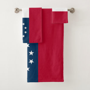 Flagge des US-Bundesstaates Georgia Badhandtuch Set