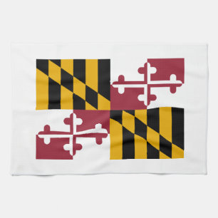 Flagge des US-Bundesstaates Maryland Geschirrtuch