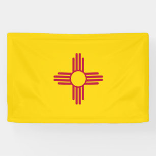Flagge des US-Bundesstaates New Mexico Banner