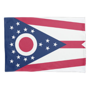 Flagge des US-Bundesstaates Ohio Kissenbezug