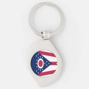 Flagge des US-Bundesstaates Ohio Schlüsselanhänger