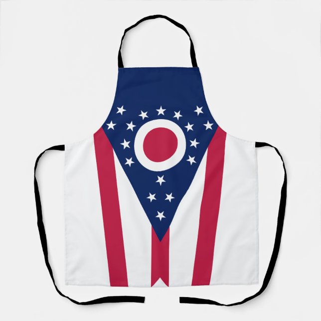 Flagge des US-Bundesstaates Ohio Schürze (Vorderseite)