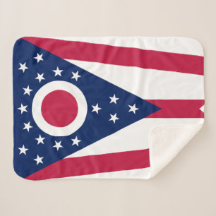 Flagge des US-Bundesstaates Ohio Sherpadecke