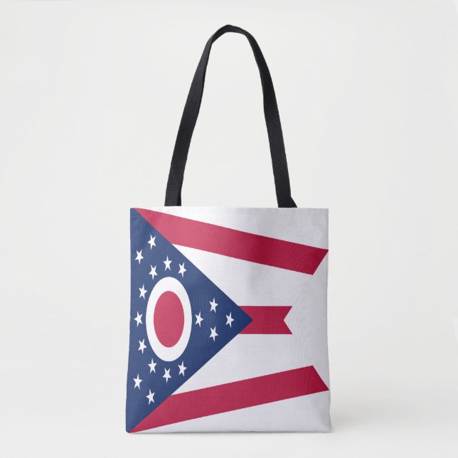 Flagge des US-Bundesstaates Ohio Tasche (Vorderseite)