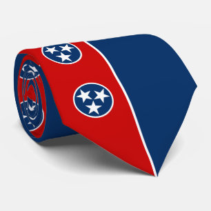 Flagge des US-Bundesstaates Tennessee Krawatte