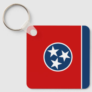 Flagge des US-Bundesstaates Tennessee Schlüsselanhänger
