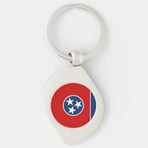 Flagge des US-Bundesstaates Tennessee Schlüsselanhänger
