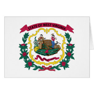Flagge des US-Bundesstaates West Virginia