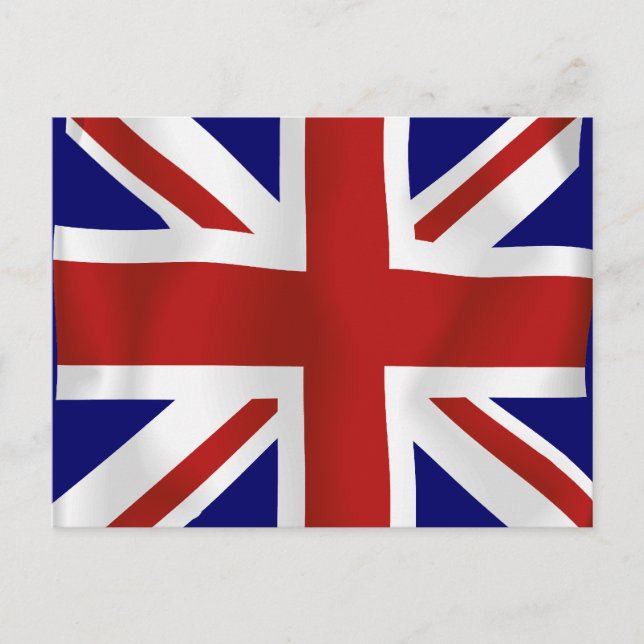 Flagge des Vereinigten Königreichs #2 Postkarte (Vorderseite)