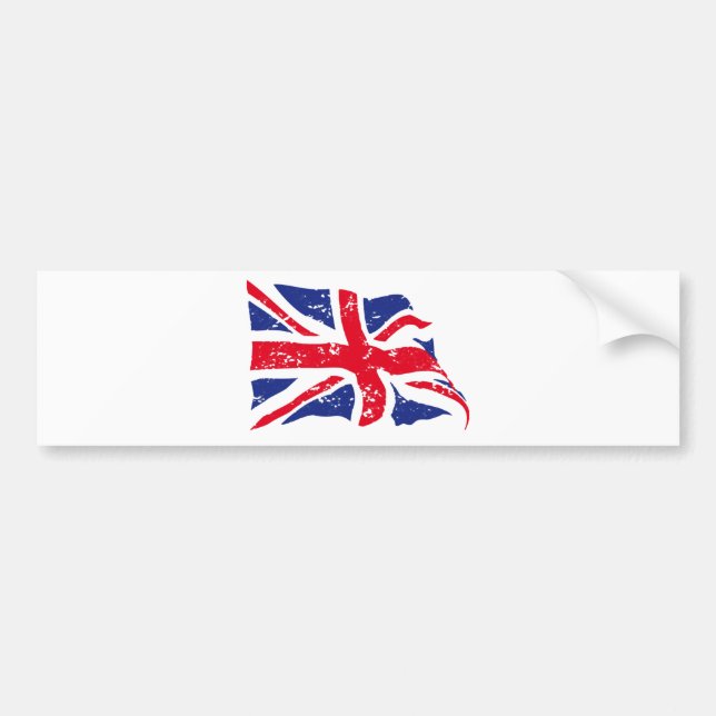 Flagge des Vereinigten Königreichs Autoaufkleber (Vorne)