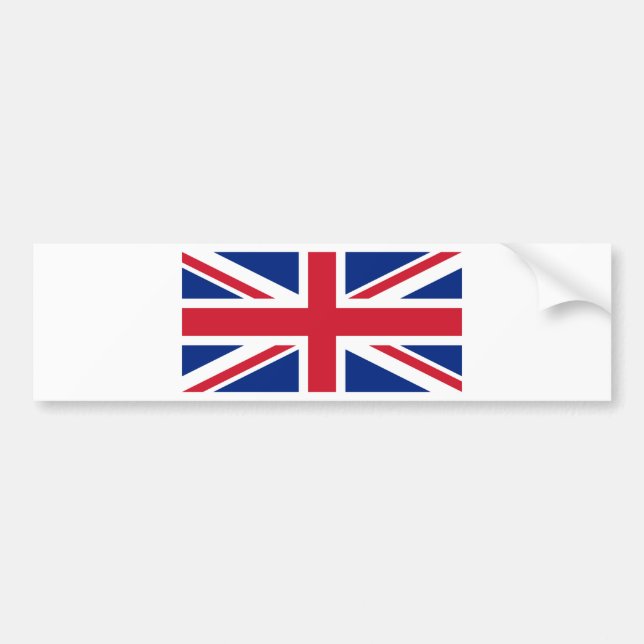 Flagge des Vereinigten Königreichs Autoaufkleber (Vorne)