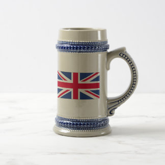 Flagge des Vereinigten Königreichs Beer Stein Bierglas