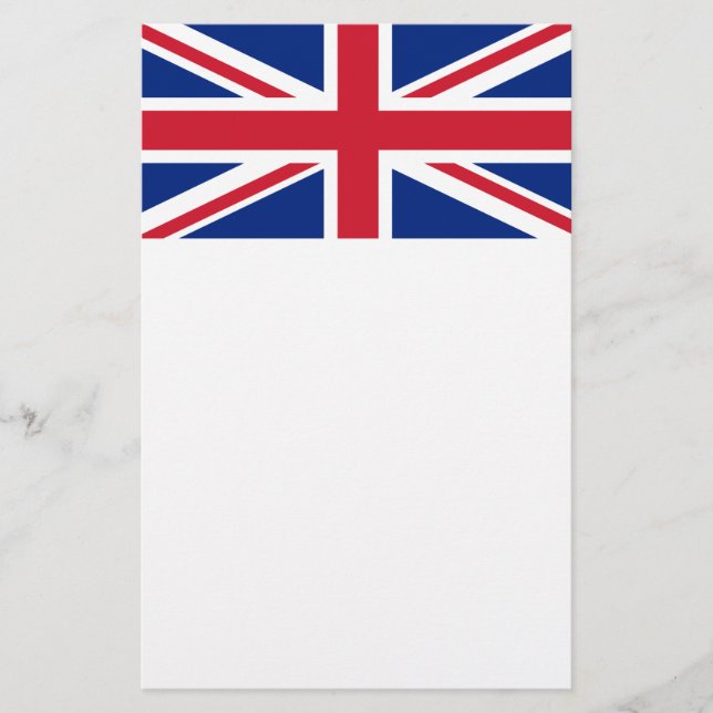 Flagge des Vereinigten Königreichs Briefpapier (Vorderseite)