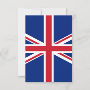 Flagge des Vereinigten Königreichs Dankeskarte
