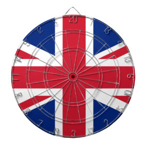 Flagge des Vereinigten Königreichs Dartscheibe